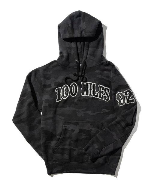 100 Miles Black Camo Miles 100 Hoodie