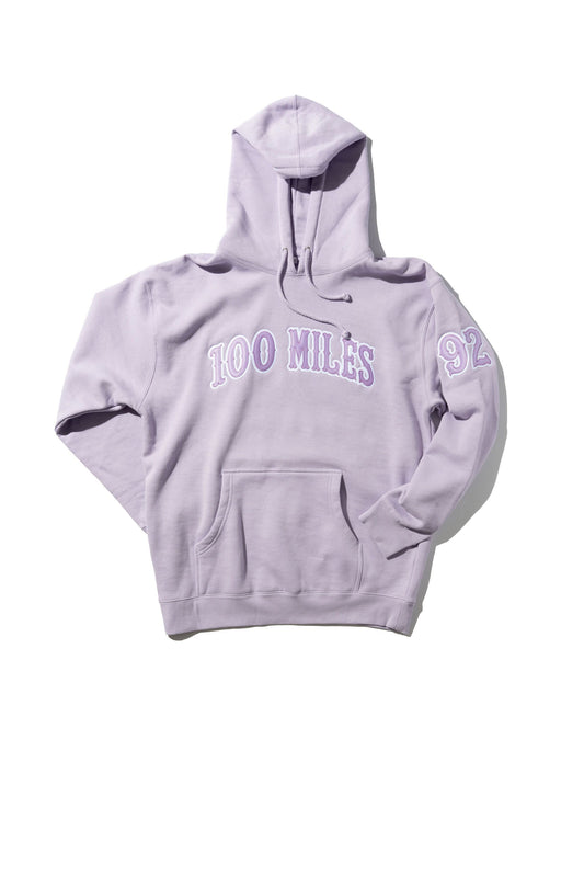 100 Miles Tiffany Lavendar and White Hoodie