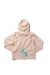 100 Miles pink teal original logo nylon windbreaker