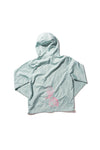 100 Miles lightblue pink original logo nylon windbreaker