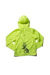 100 Miles safety yellow black original logo nylon windbreaker