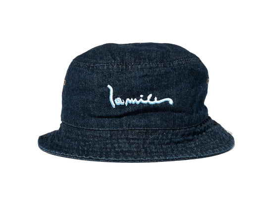 100 Miles Dark Denim Signature Bucket Hat