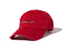 100 Miles Red Distressed Signature Dad Cap