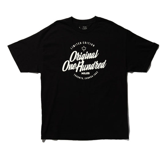 100 Miles Original 100 Black Tee