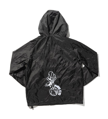 100 Miles Black Adult Packable Nylon Jacket