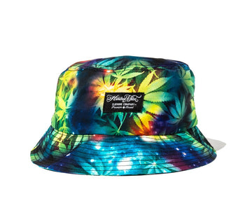 100 Miles Blue Leaf Galaxy Bucket Hat