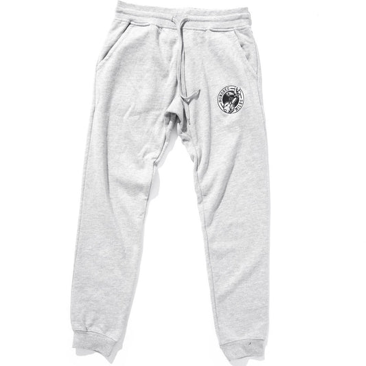 100 miles athletic grey original logo joggers