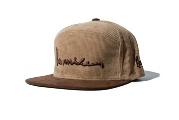 100 Miles Tan Corduroy with Brown Suede Brim Signature Snapback