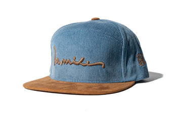 100 Miles Brown Corduroy with Tan Suede Brim Signature Snapback