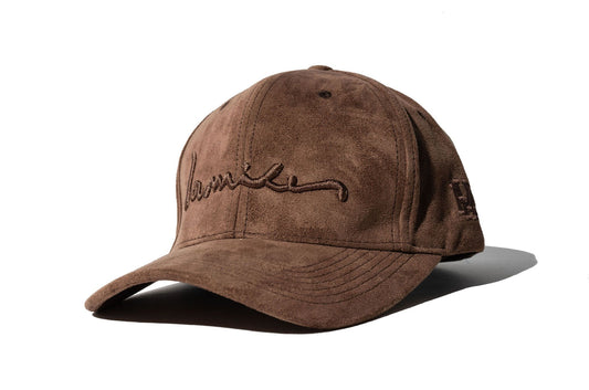 100 Miles Brown Suede Brown Signature Dad Cap