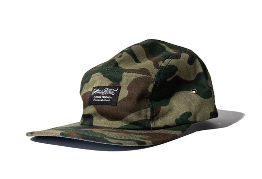 100 Miles Camo Green 5 Panel Snapback