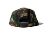 100 Miles Camo Green 5 Panel Snapback