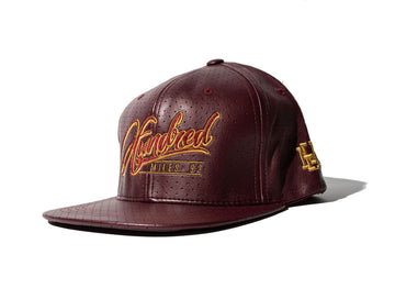 100 Miles Burgundy Perforated Hundred 92 Snapback