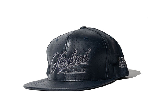 100 Miles Navy Perforated Hundred 92 Snapback