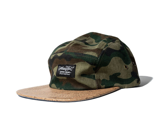 100 Miles Army Camo Cork Brim 5panel Strapback