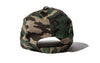 100 Miles Army Camo Black Solid Signature Dad Cap