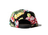 100 Miles Black Floral 5panel Strapback