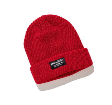 100 Miles Red Fisherman Beanie