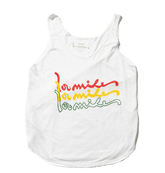 100 Miles Womens White RGG Tank Top