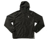 100 Miles 1/4 zip Original Logo Black Nylon Windbreaker