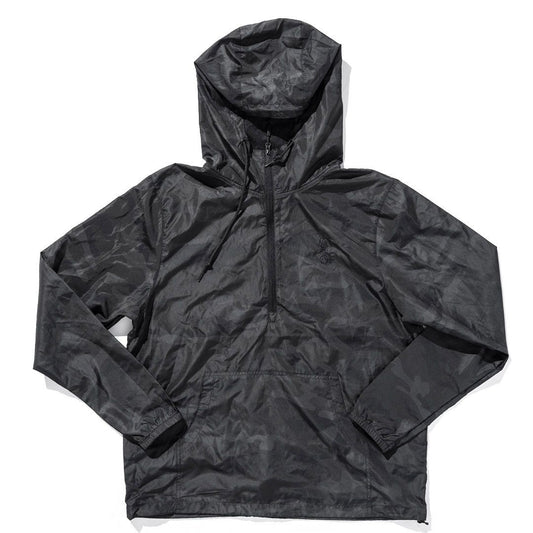 100 Miles Black Camo Nylon Windbreaker Jacket