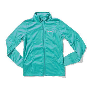 100 Miles Womens Signature Lightweight Poly Tech Zip Lapis Green