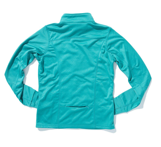 100 Miles Womens Signature Lightweight Poly Tech Zip Lapis Green